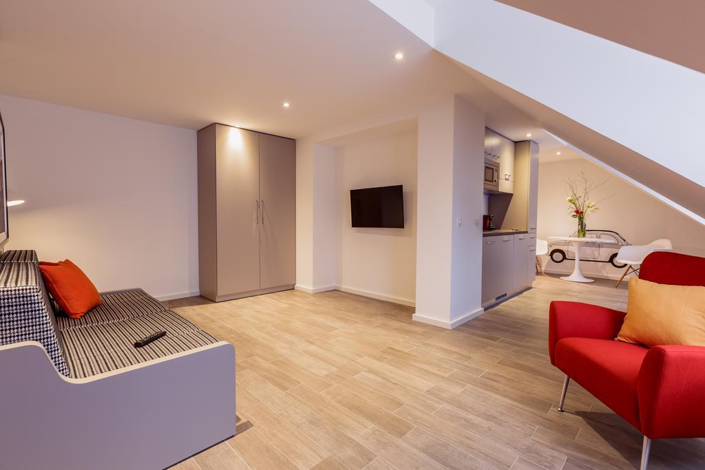 360 Apartment Hotel Frankfurt Francfort-sur-le-Main Chambre photo